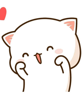 蜜桃猫图案t恤衣服可爱qq表情包情侣装微信礼物学生男女朋友短袖 2