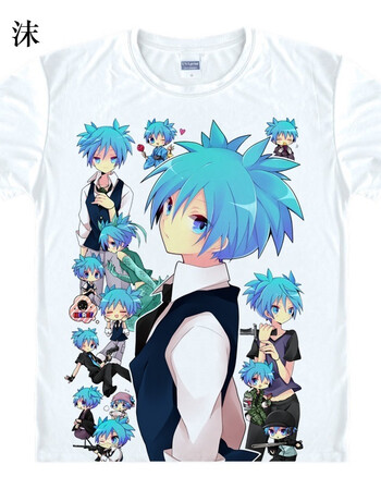 刻沫 暗杀教室衣服 杀老师 潮田渚 赤羽业 动漫周边短袖t恤 06 s