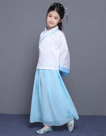六一古装儿童汉服幼儿国学男女童舞蹈服小学生表演服装古代演出服