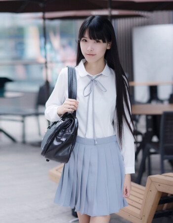 学院风水手服女日系校服班服长袖软妹jk制服百褶裙学生演出服套装