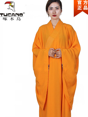 啄木鸟轻奢高档品牌禅修多丽丝海青居士服男女夏季海清衣服佛袈裟僧服