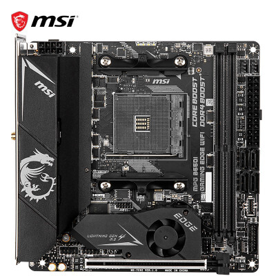 微星(msi)mpg b550i gaming edge wifi刀锋电脑主板 支持wifi6 cpu