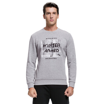 安踏男装 卫衣男篮球服套头衫男士2016秋冬新