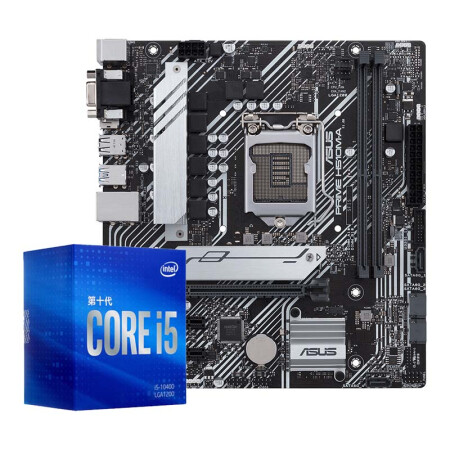 华硕prime h510m-a主板 英特尔(intel i5-10400 cpu处理器 板u套装