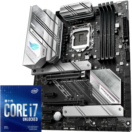 华硕rog strix b560-a gaming wifi 吹雪主板 英特尔(intel) i7-10700