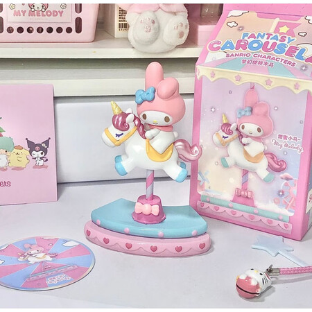 God Child Sanli Gull Dream Rotating Trojan Horse Blind Box Curomi Parcha Dog Play Girl Gift Melody ? Confirmation ?