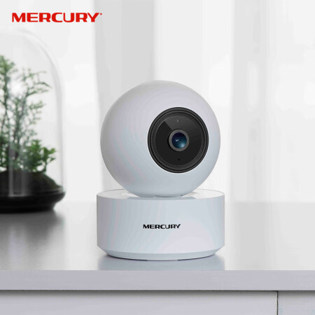 水星(mercury)无线监控器360度全景高清夜视wifi手机远程安防摄像头