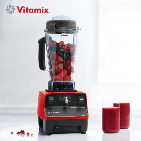 美国进口vitamix破壁机家用全自动多功能静音破壁料理机pro500红色