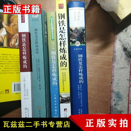 二手9成新钢铁是怎样炼成的曹缦西王志禄译本吴兴勇译