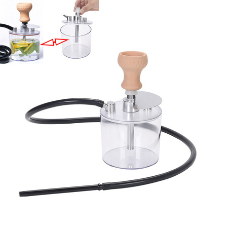 Net Red Bar Fume Suit Large Smoke Double-tube Fume Pot KTV Fruit Smelly Double Fume Full Set Minster Single Pipe Suit