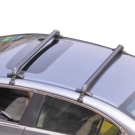 Car luggage rack car roof ramp general aluminum jack frame with lock-fired frame beam load free from punching 105cm white ? one price ? no