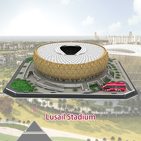 Chang Fan Teng News Sports 2022 Qatar World Cup Model stereo puzzle toy model fan Lusail Stadium