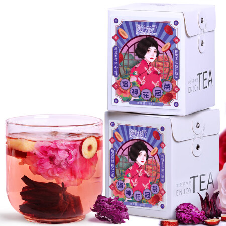 陌上花开 共2盒装 玫瑰花茶洛神花玫瑰茄凤梨果