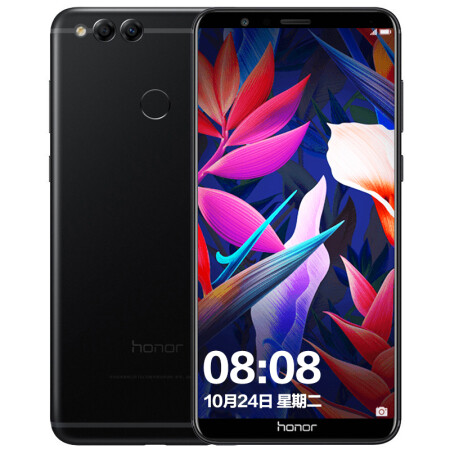 华为(huawei 荣耀7x 畅玩7x 全面屏手机 幻夜黑 全网通(4g 32g)标准