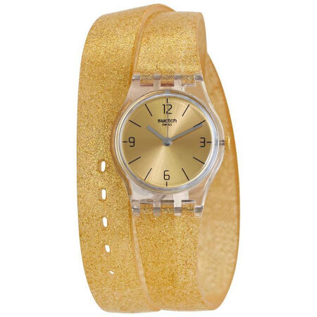 全球购斯沃琪(swatch) goldendescent 女士手表专柜stlk351c