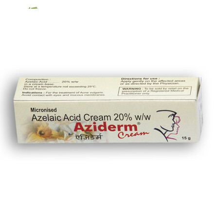 印度aziderm 杜鹃花酸乳膏祛痘印粉刺黑白头 20%壬二酸粉刺mei白祛痘