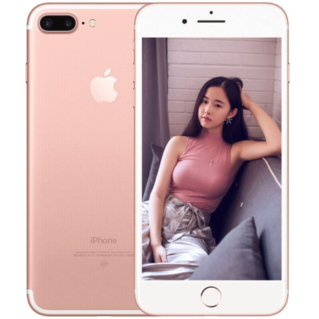 iphone 7 plus 苹果7plus 二手7p 苹果手机 玫瑰金色 128gb 全网通4g