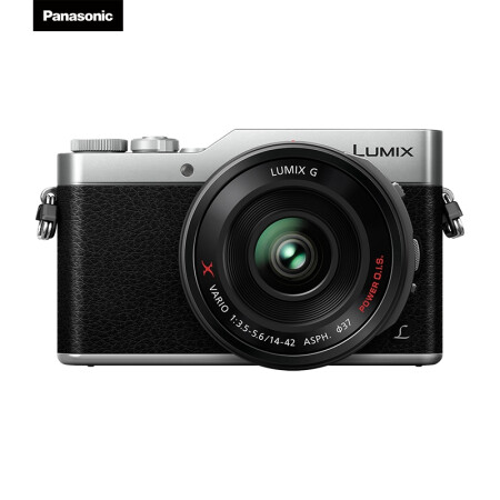 松下数码相机(panasonic)lumix dc-gf9 微单电套机 电动变焦 复古银