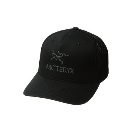 始祖鸟 arcteryx logo 户外时尚帽子男女同款 black