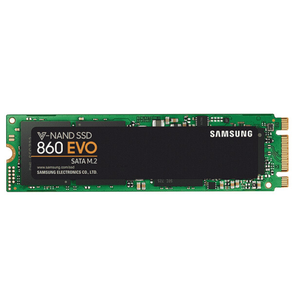 三星860EVO笔记本台式机一体机固态硬盘SSD M.2接口2280 SATA协议硬固体闪存储盘 860EVO M.2 2TB 非1.92T