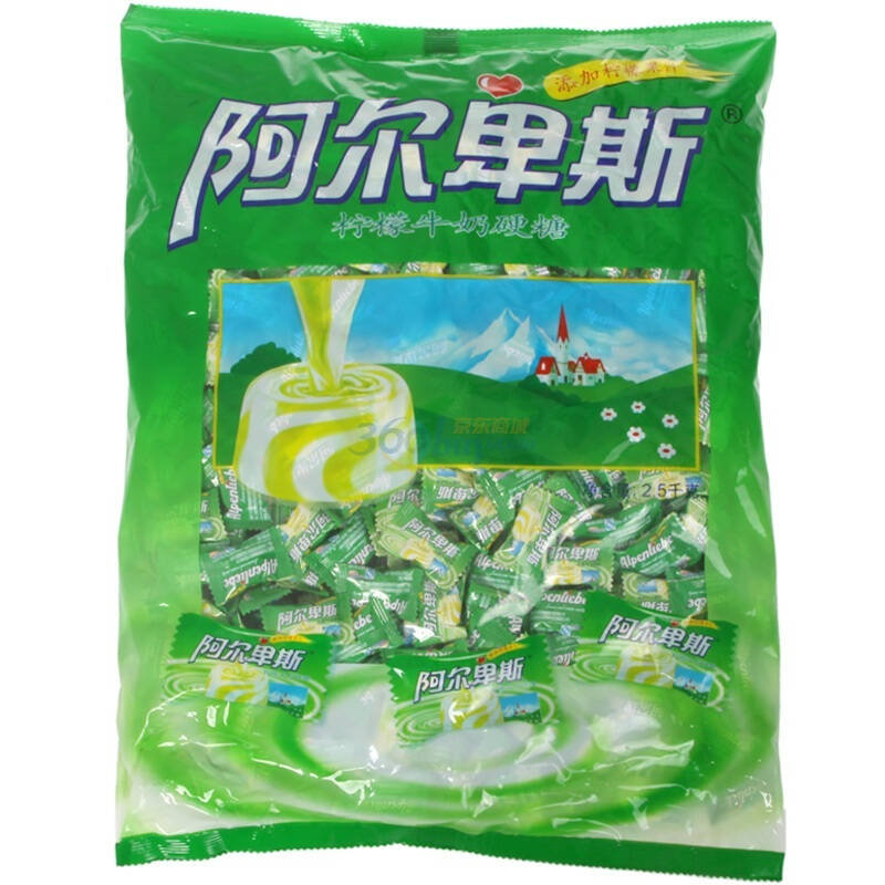 阿尔卑斯柠檬散糖2500g/包