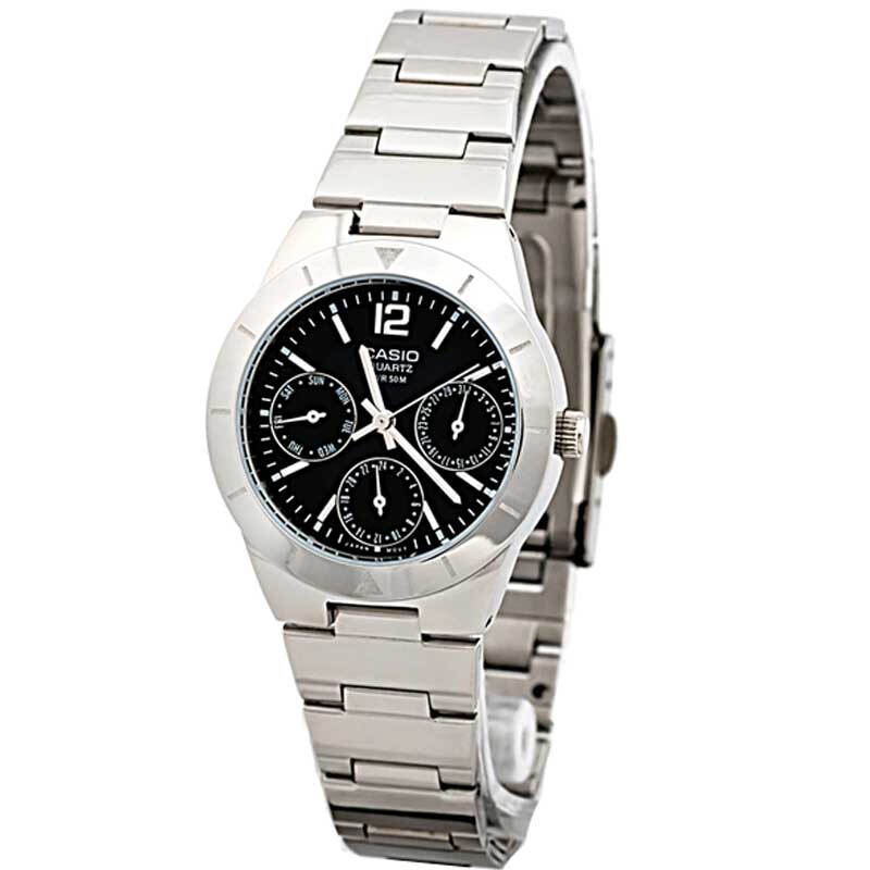 casio 卡西欧 时尚三眼指针女表 ltp-2069d-1a 正品行货 全国联保