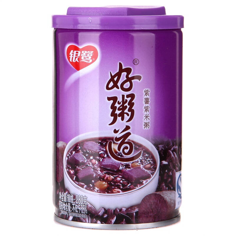 银鹭 紫薯紫米粥 280g【图片 价格 品牌 评论】-京东