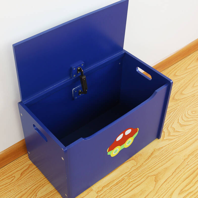 贝之家 木制汽车玩具箱 收纳箱百纳箱 储物儿童收纳盒