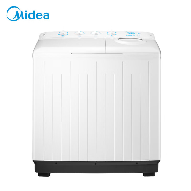 美的 midea 洗衣机半自动 12公斤大容量 双桶双缸 强力洗涤 mp120-s