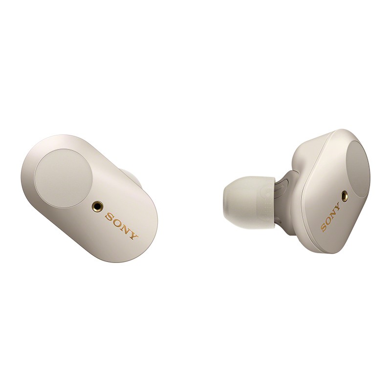 索尼（SONY） WF-1000XM3 真无线蓝牙降噪耳机 入耳式运动耳麦降噪豆 铂金银