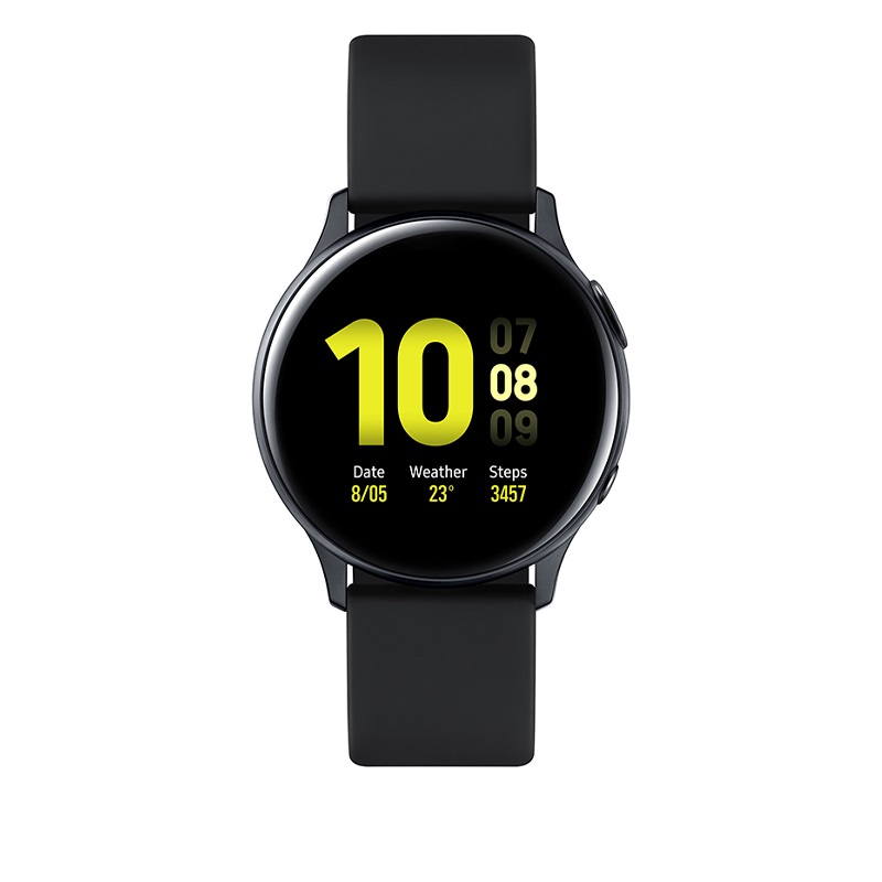 【新品上市】三星 Galaxy Watch Active2 水星黑 智能手表 健身教练+蓝牙电话+50米防水+移动支付 铝制40mm