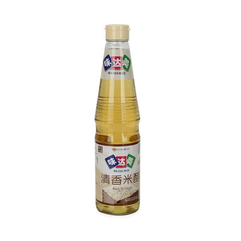 欣和 味达美 清香米醋 460ml瓶装 加苹果汁 纯大米酿造 凉拌菜
