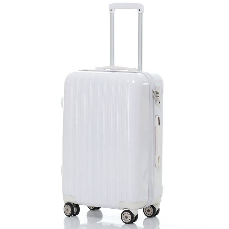 pc行李箱男女旅行箱包24寸s1012 白色