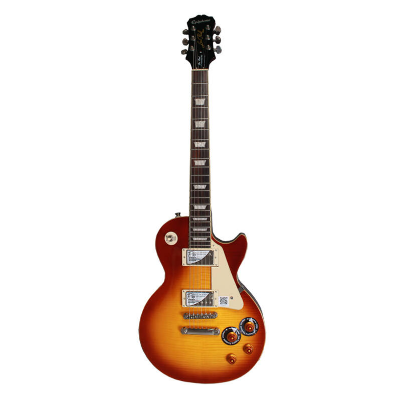 epiphone依霹风/les paul standard plustop pro版电吉他 冰茶色