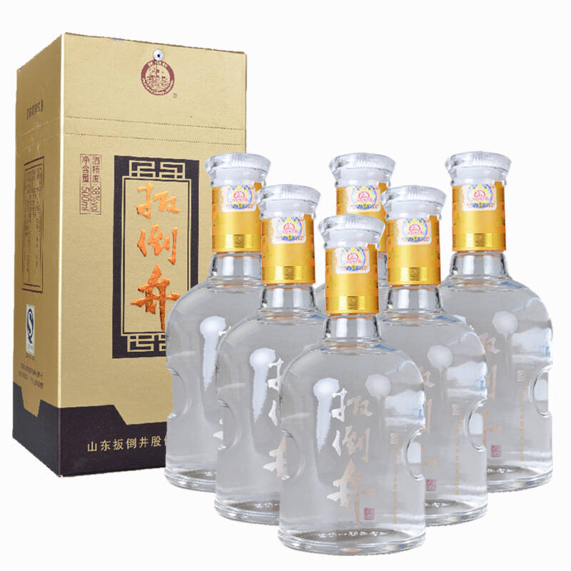 38° 扳倒井窖藏御液 500ml 低度浓香白酒 【整箱购】