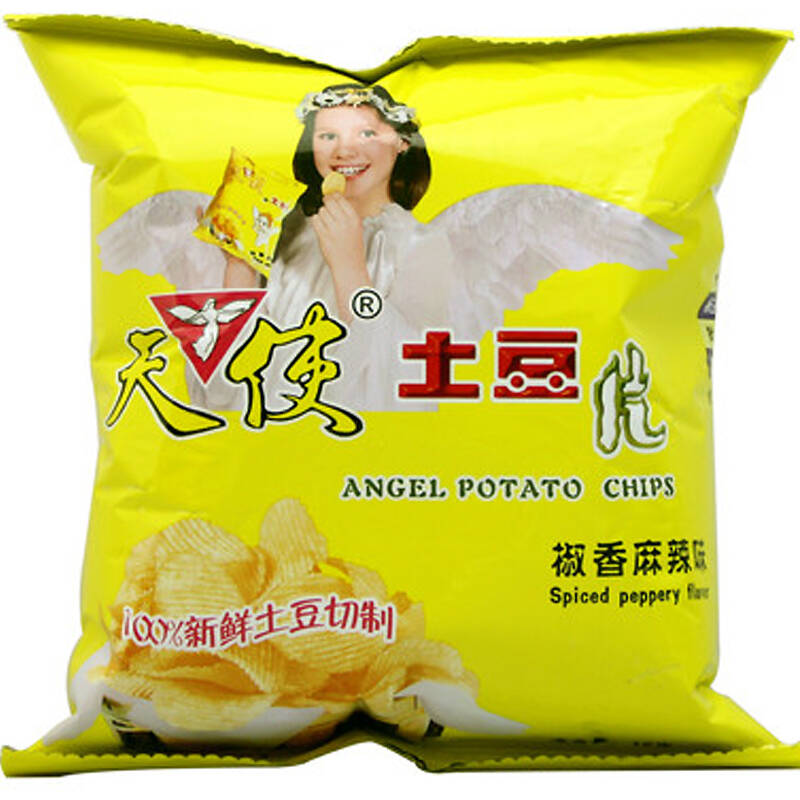 天使土豆片麻辣味 膨化食品休闲零食16g