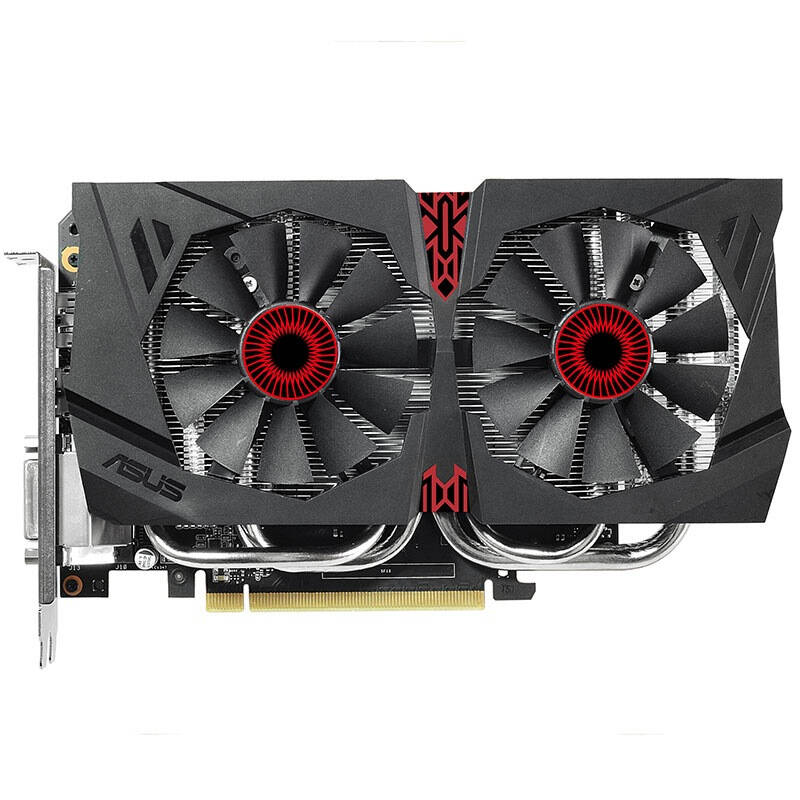 华硕(asus)strix-gtx960-dc2oc-2gd5 1317mhz/7200mhz 2gb/128bit