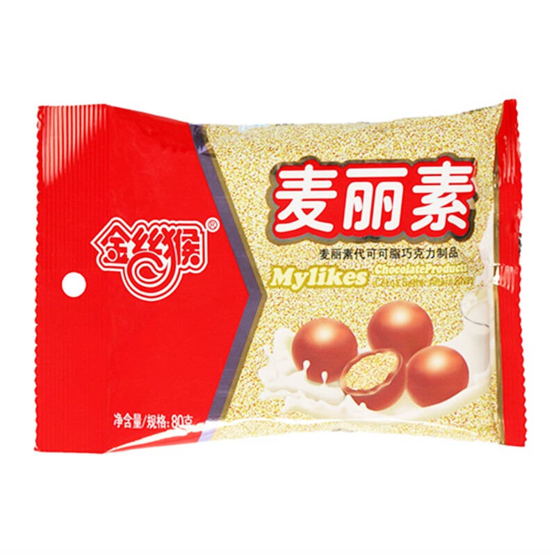 金丝猴麦丽素代可可脂巧克力80g