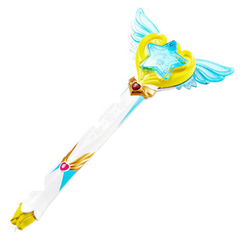 贝贝美琪美雪女孩巴啦啦星翼魔仙棒小蓝弦月高端魔法 美琪星翼高端