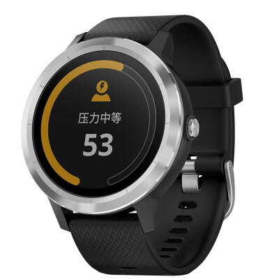 佳明（GARMIN） vivoactive3 智能手表运动手环双卫星定位移动支付侧滑控制多运动模式表 普通版 酷炫黑