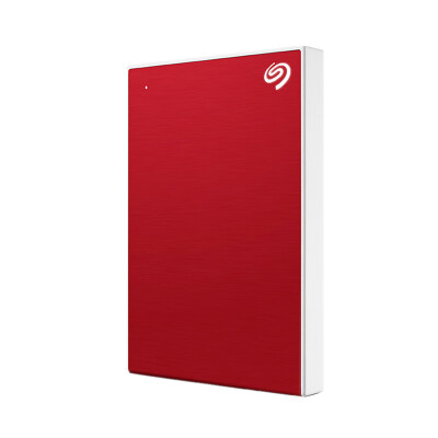 希捷(Seagate)2TB USB3.0移动硬盘 新睿品系列  2.5英寸 (轻薄小巧 自动备份 金属拉丝) 挚爱红