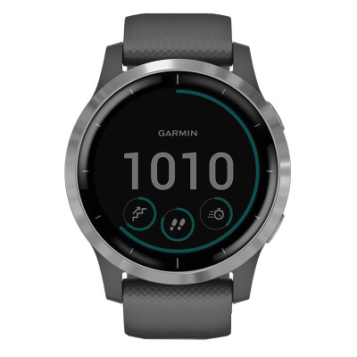 佳明GarminActive智能手表运动手环智能通知健康提醒时尚穿搭血氧心率监测 GarminActive 神秘灰 大码