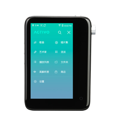 艾利和（Iriver）ACTIVO CT10 16G mp3播放器 HIFI无损音乐播放器 WIFI蓝牙APTX-HD 黑色