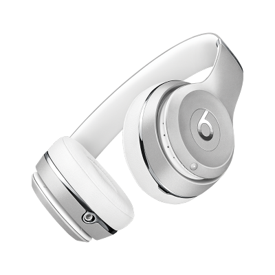 beats Beats Solo3 Wireless头戴式 蓝牙无线 苹果电脑降噪魔音跑步耳机耳麦 银色 通用版