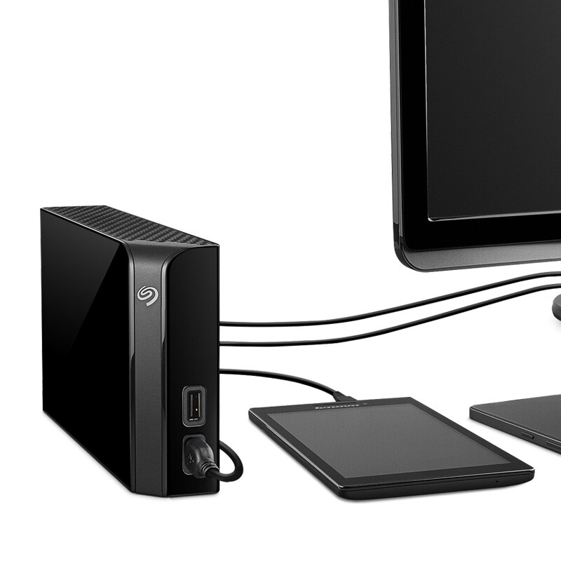 希捷(seagate) 桌面移动硬盘 10tb usb hub扩展坞 3.