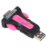 ���أ�Z��TEK��ZE551 USB2.0תRS232����ͷ ���/�Һ�ɫ