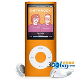 苹果(APPLE)iPod nano 四代 8G MP3播放器(橘黄色)