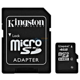 ��ʿ�٣�Kingston��4GB Class4 TF(Micro SD)�洢����SDC4/4GB����SD��������