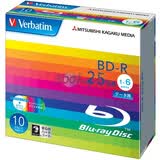 ������Verbatim��BD-R 6�� 25G �ʺ�ϵ�� �ɴ�ӡ 10Ƭ��װ ��¼��