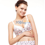 宜栖 全棉软钢圈<em>哺乳文胸 豆瓣</em>拆卸 防下垂 82